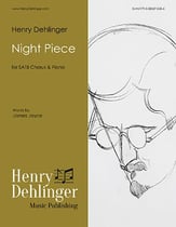 Night Piece SATB choral sheet music cover
